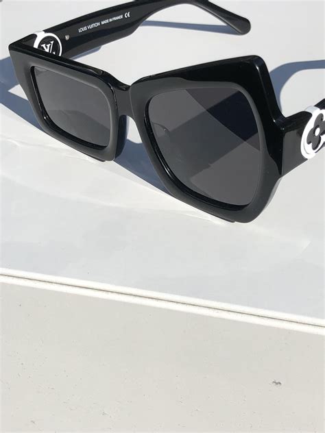 lv black sunglasses|louis vuitton distorted sunglasses.